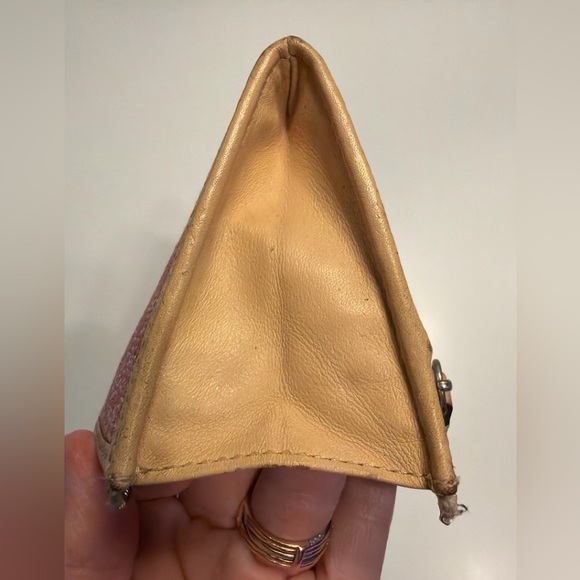 Coach Pink Glitter Wallet Wristlet/Clutch (Approx 8”L x 4”H x 4”D) - Picture 13 of 16